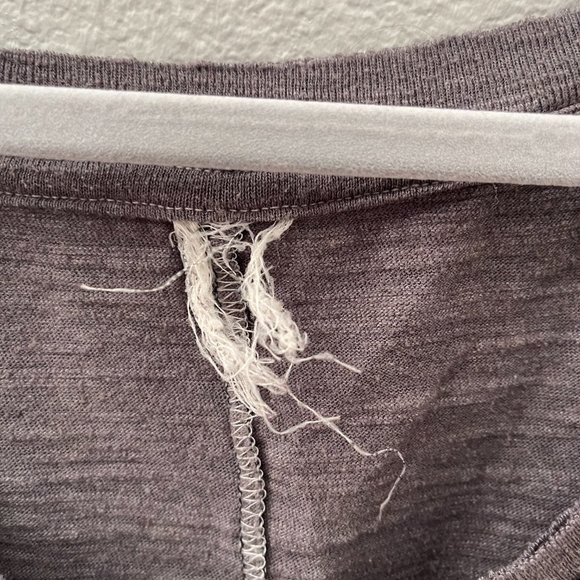 Free People - Gray We The People V-Neck - Picture 3 of 3